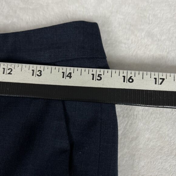 Tahari Dress Pants Womens 4 Blue Flat Front Pockets Business - Picture 10 of 13